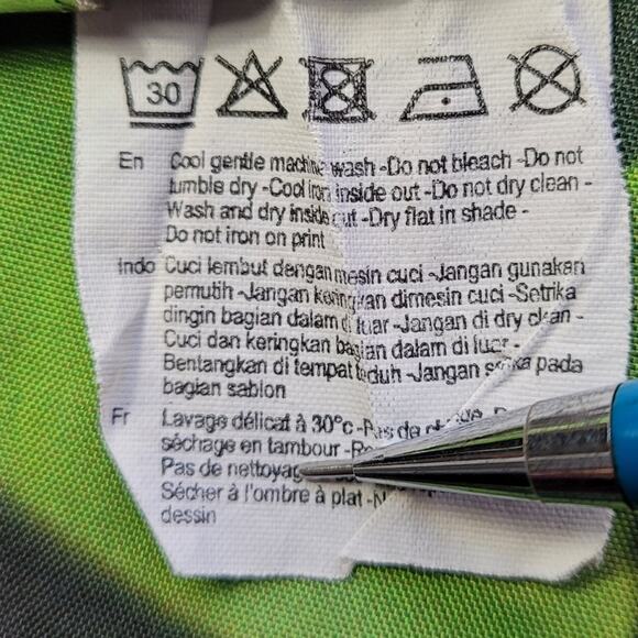 ripcurl Sunsetters Stripe Tied Belt Paperbag Waist Shorts size XS - Picture 10 of 11